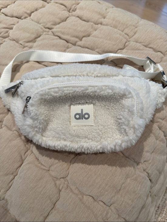 ALO Yoga Handbags - ALO Yoga Cream Sherpa Crossbody Fanny Pack